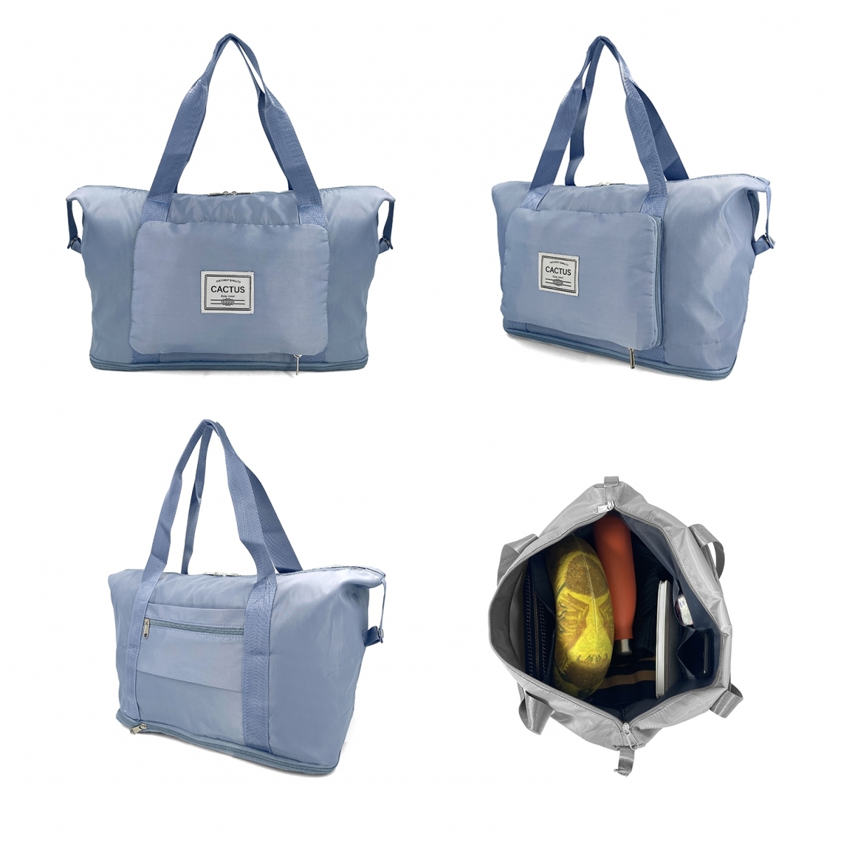 Cactus Sac de voyage week-end 24L pliable et extensible déperlant Cactus sans roulettes