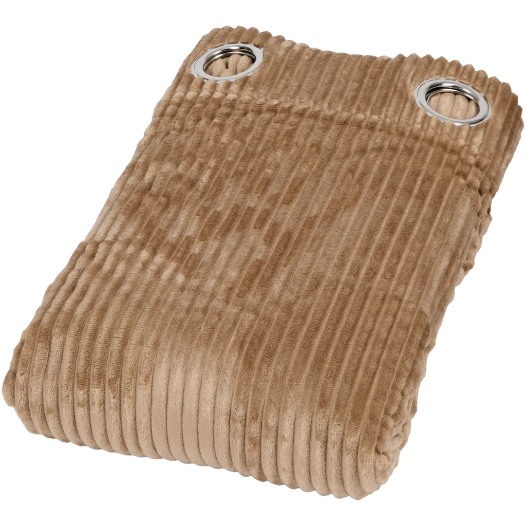 Gordijn met ribstof 140 x 260 cm | diverse kleuren
