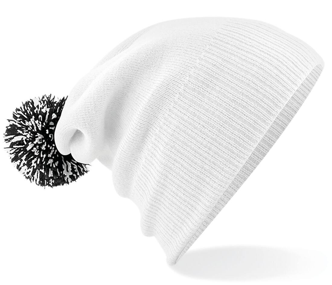 Beechfield BF450 - Bonnet Tendance avec Pompom Bicolore