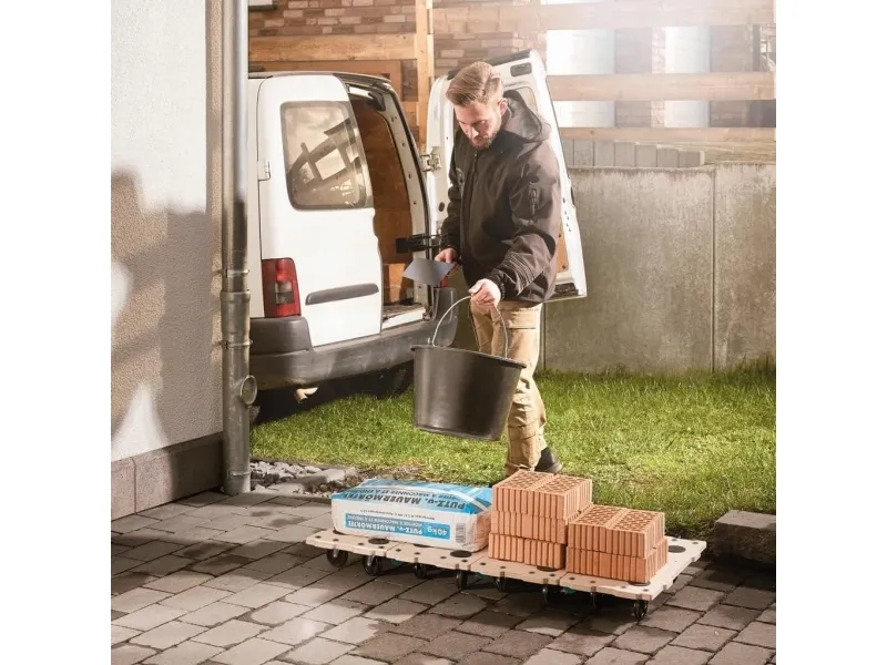 wolfcraft GmbH 2 FT 400, Træ, 8 hjul, 590 mm, 290 mm, 120 mm, 5,25 kg