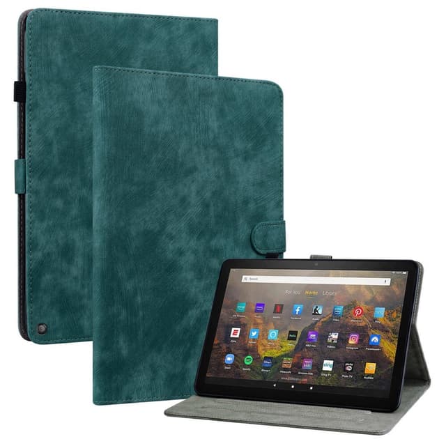 SKALO Amazon Fire HD 10/10 Plus (2021) Cute Tiger PU-læder Flip Cover