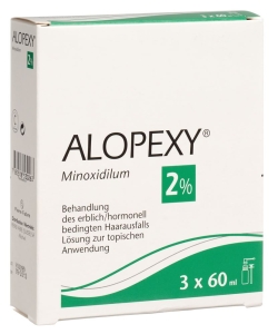ALOPEXY Lösung 2%, 3 x 60 ml