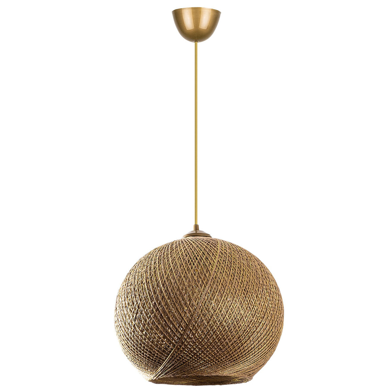 Opviq Suspension Nest  doré/marron - D.38x34x70 cm