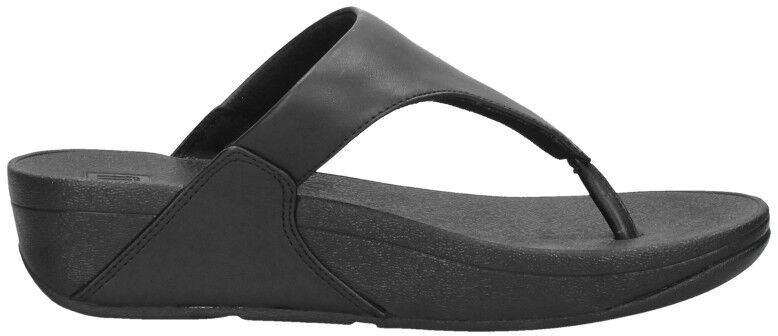 Fitflop Lulu Leather Toepost zwart