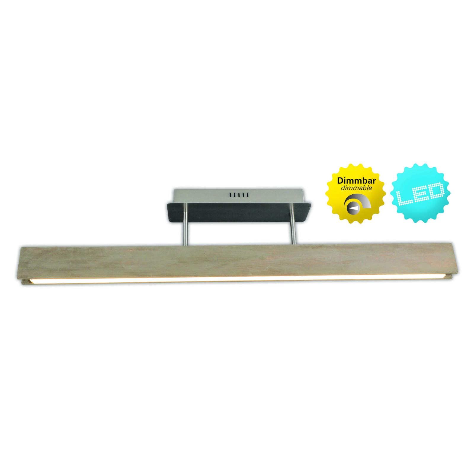 LED-Deckenleuchte STRAIGHT - braun - 97,5 cm