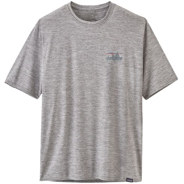 T-shirt randonnée PATAGONIA M'S CAP COOL DAILY GRAPHIC SHIRT SKYLINE FEATHER GREY
