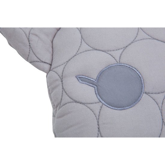 Lola Polka coussin tête de chat matelassé   de               Nattiot