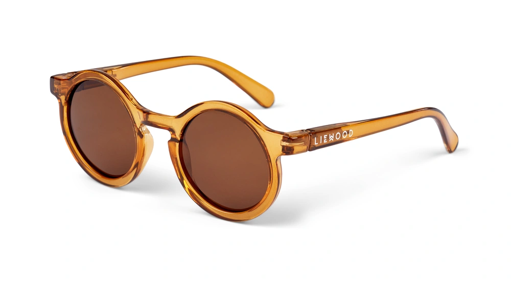 Sonnenbrille DARLA - TRANSPARENT in mustard