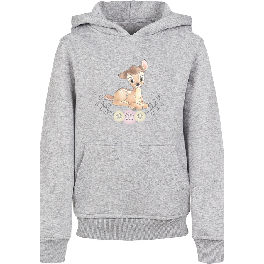 F4NT4STIC Hoodie  Bambi Watercolour Wasserfarben heather grey