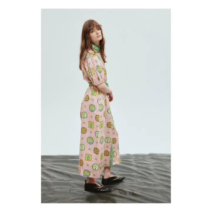 Alémais Robe Porcelain Lin | Rose
