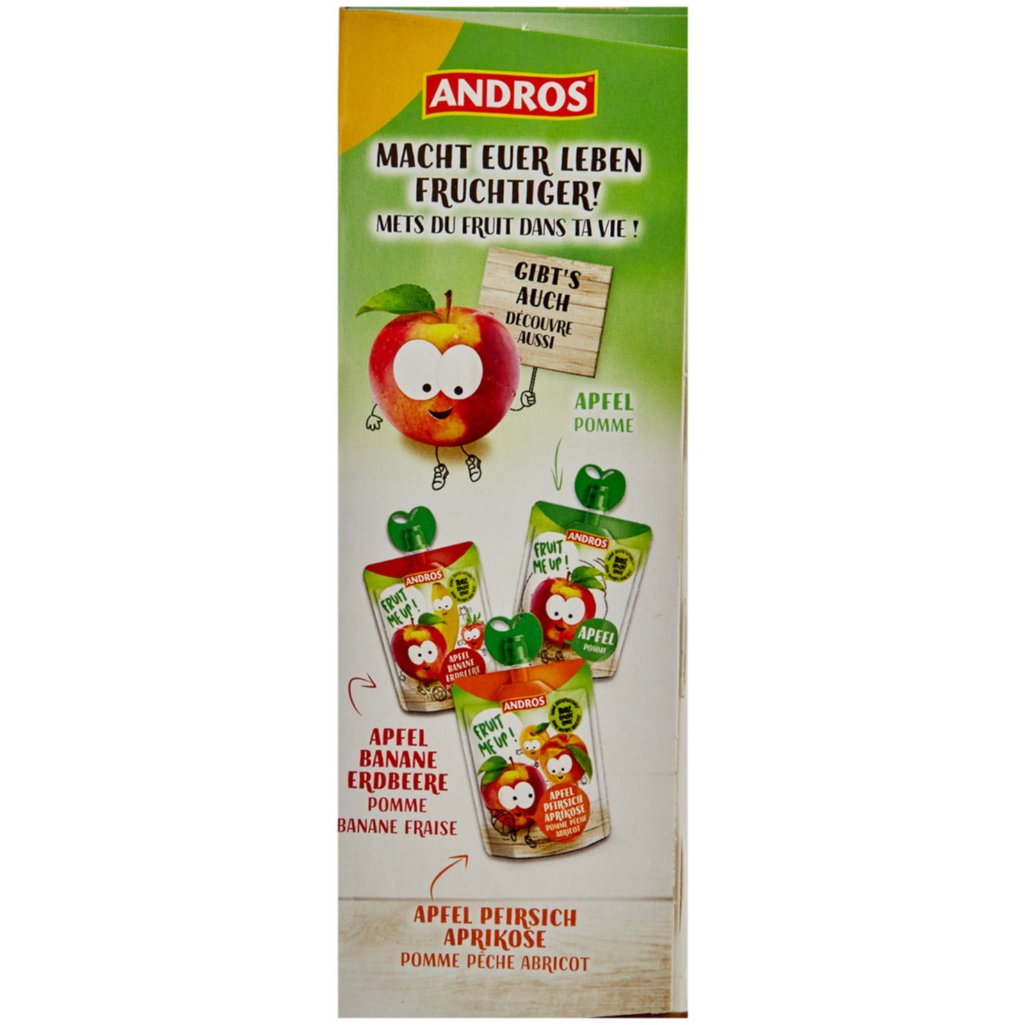 Andros Apfelmus mit Mango 4x90g