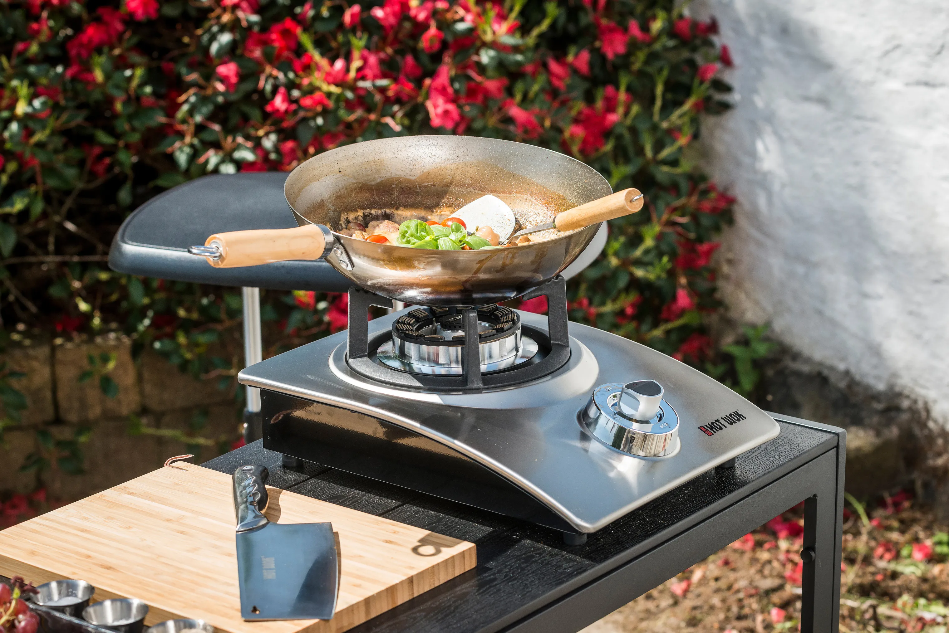 HOT WOK Silverline Gasblus