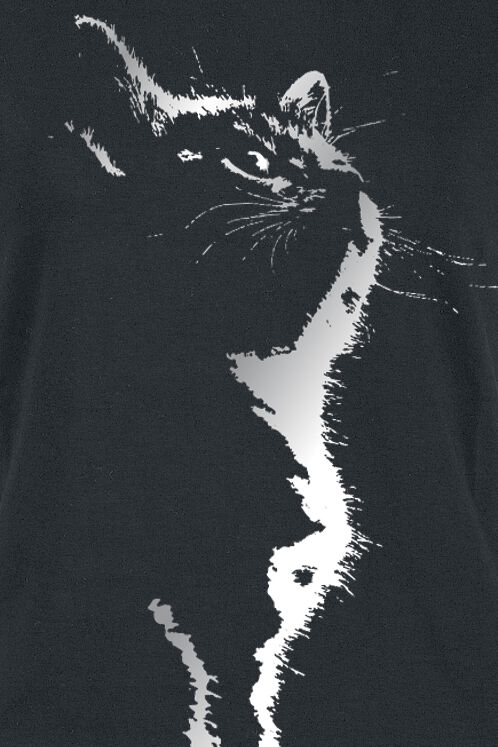 Cat Silhouette | Tierisch T-Shirt Manches courtes