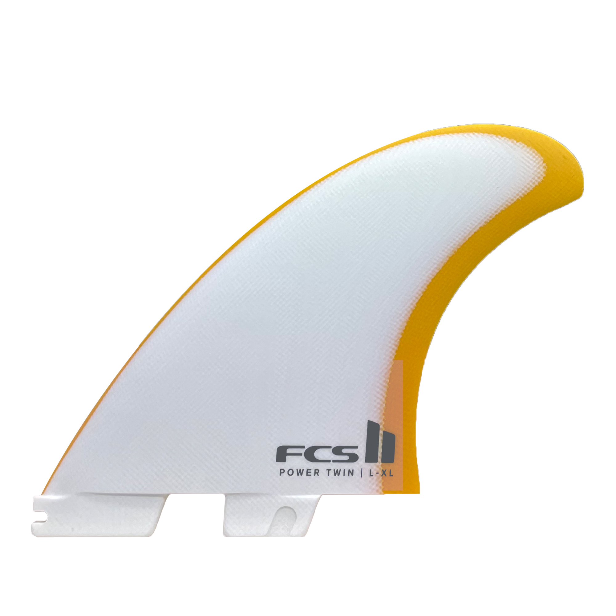 FCS FCS II PG Power Twin Mango - L/XL Thruster ( Twin   Stab )