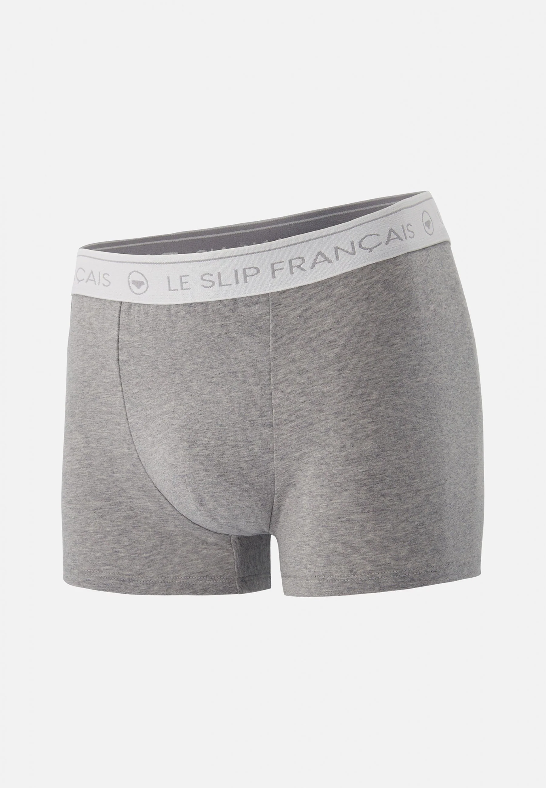 Boxer en coton-Redoutable Gris Chiné