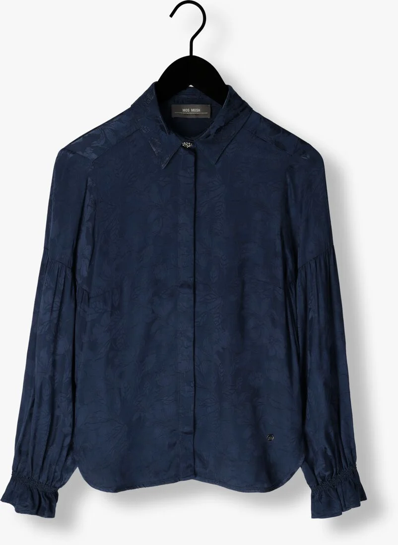 MOS MOSH blauwe mos mosh blouse mmrobena lez shirt