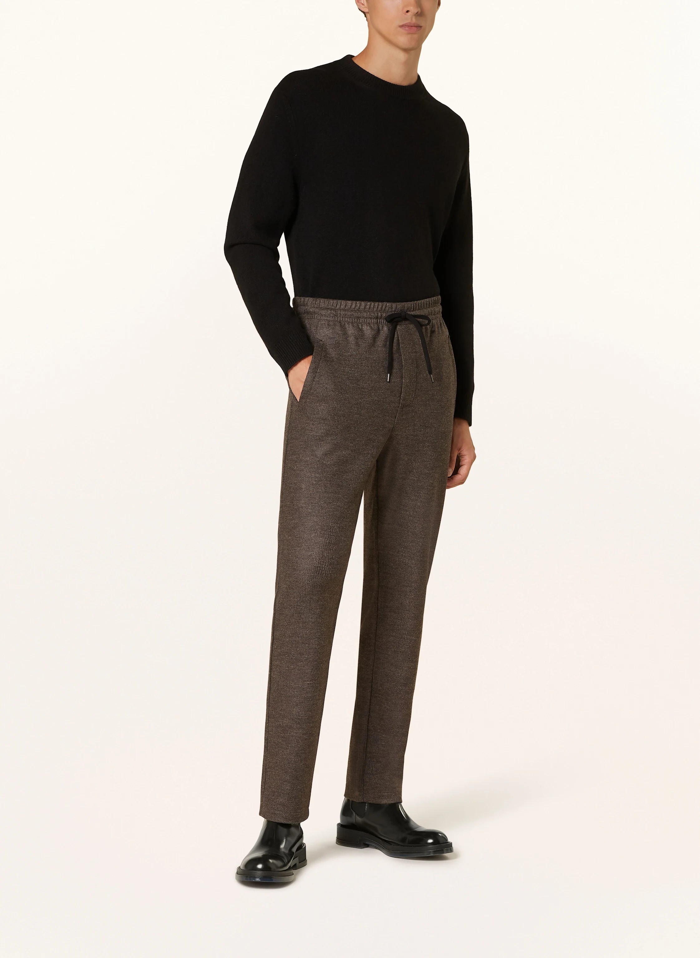 HARRIS WHARF LONDON Anzughose BARBERIS im Jogging-Stil Slim Fit