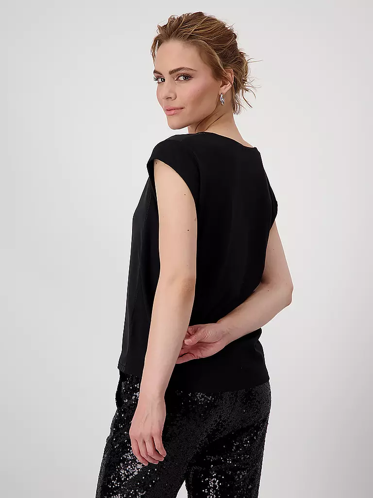 MONARI Blusenshirt schwarz