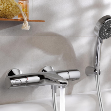 Grohe Thermostatische Badkraan Precision Trend Chroom 15 cm