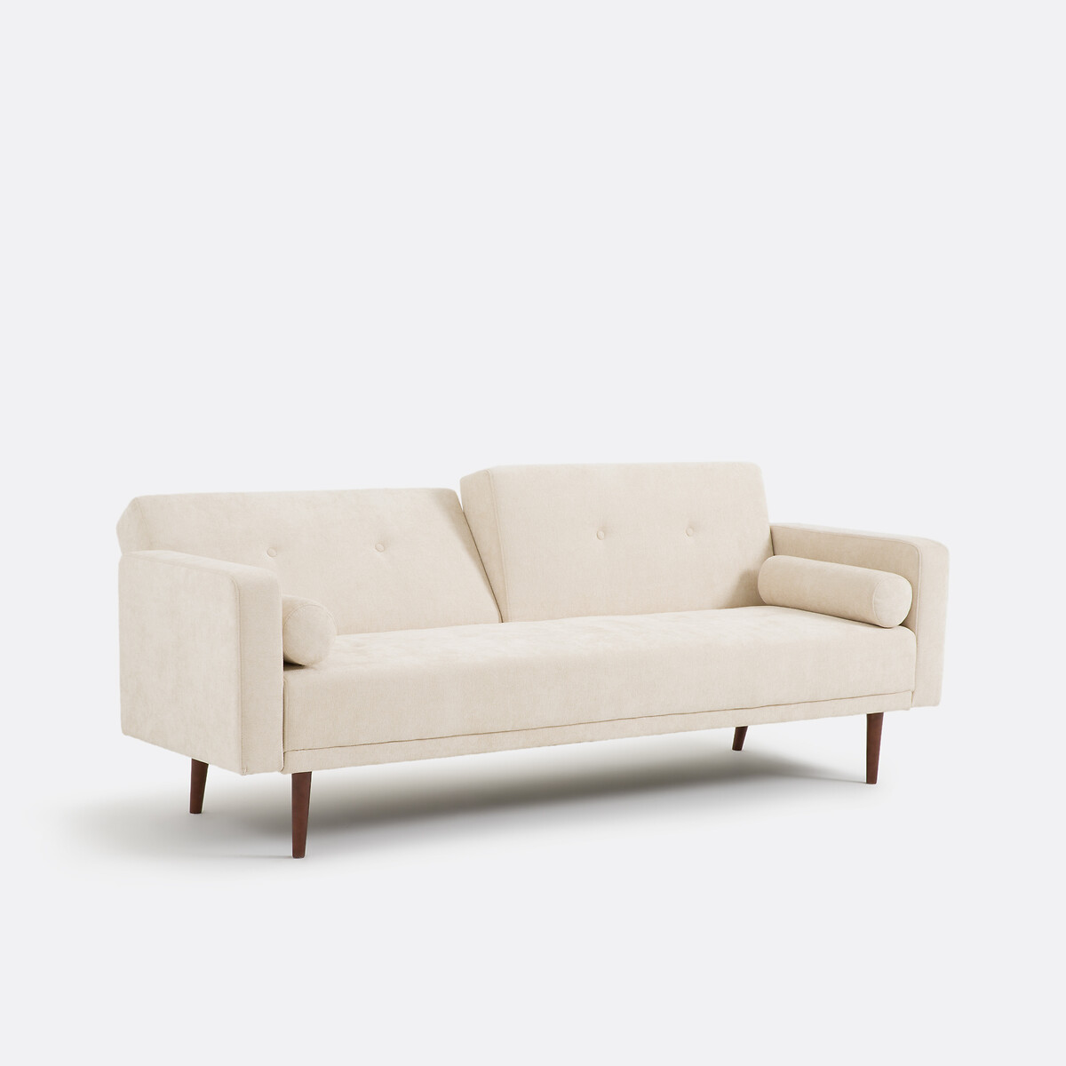 LA REDOUTE INTERIEURS<br>Sofá cama de 3 lugares, chenille, Tuske
