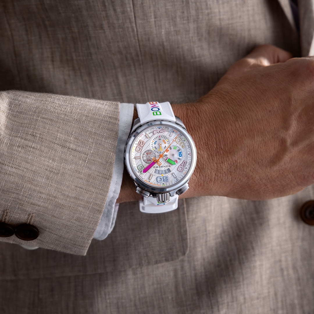 Bomberg Bolt-68 Racing Chroma Carbon White
