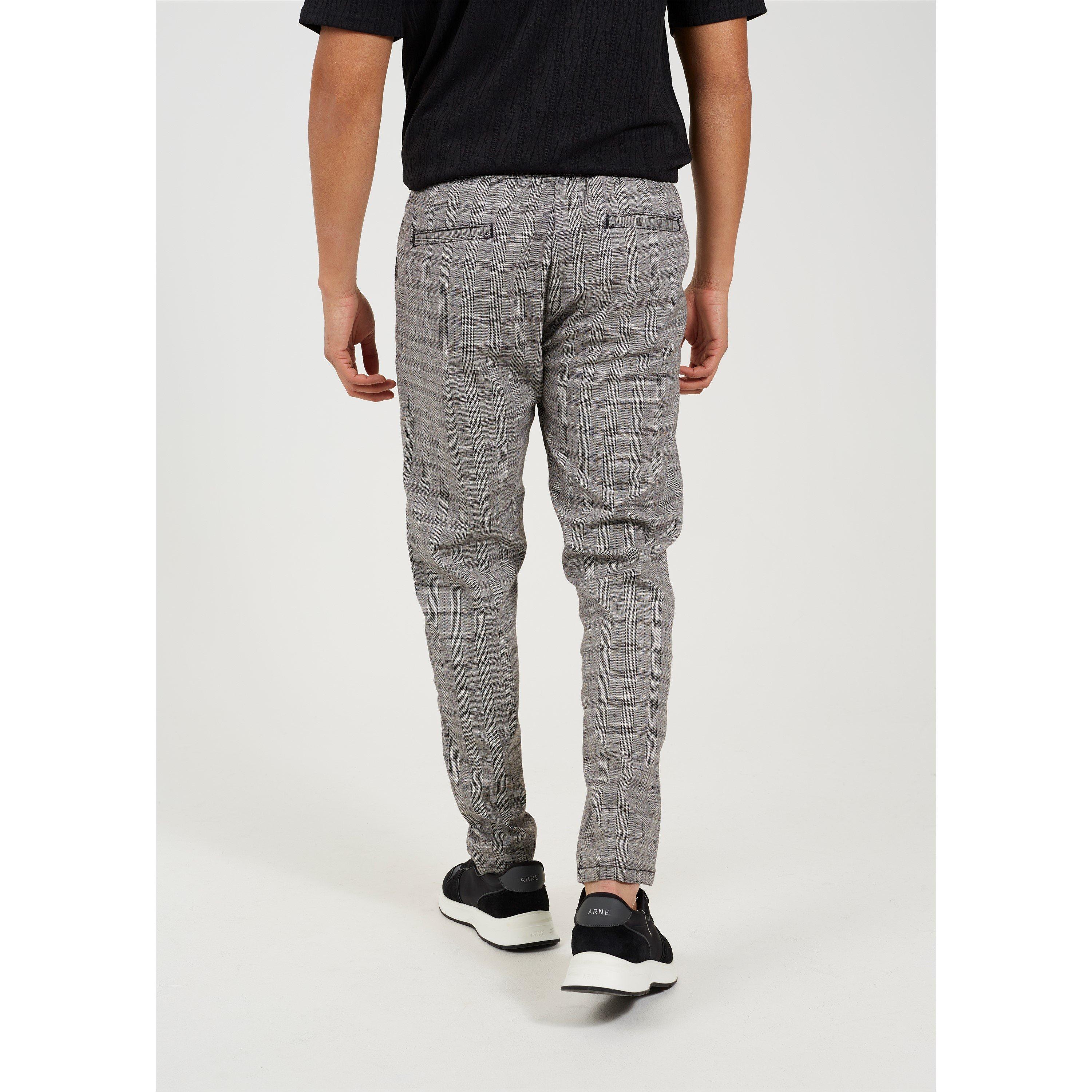 Brave Soul Check Pant with Drawcord Waist