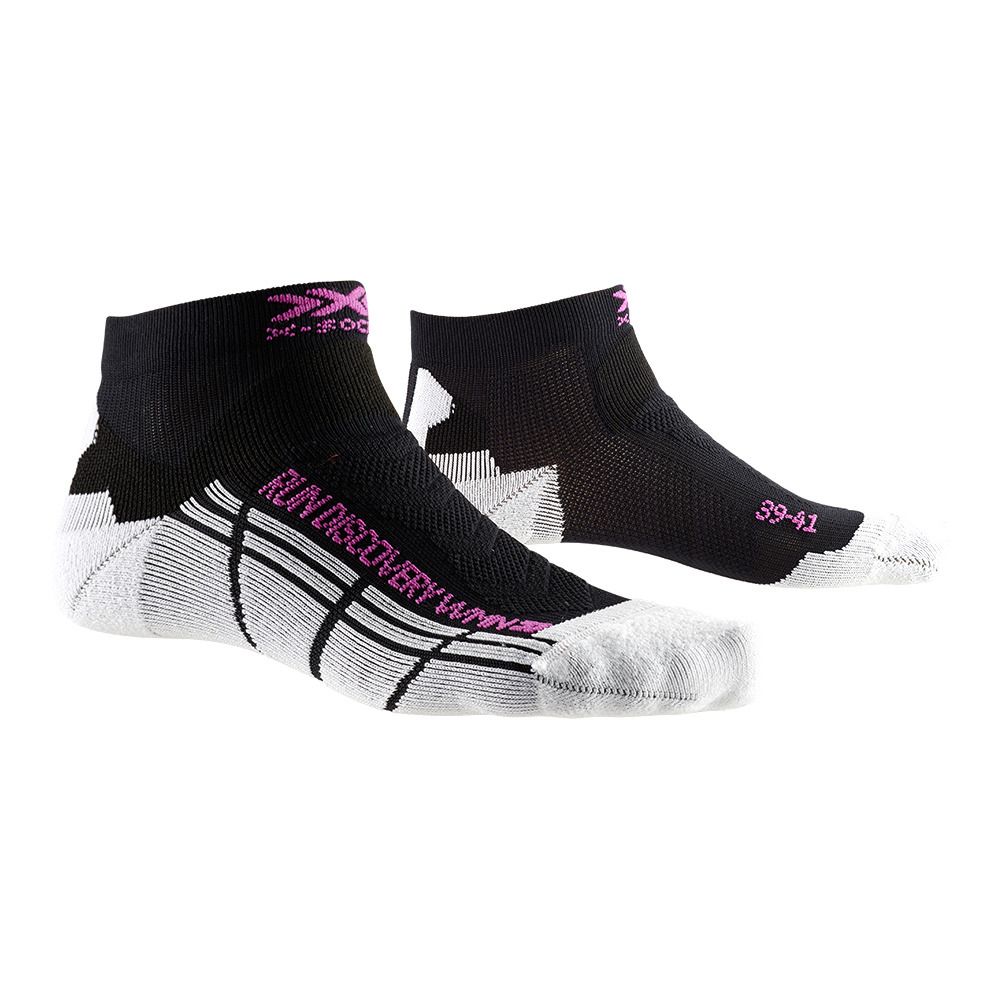 X-Socks RUN DISCOVERY - Chaussettes Femme noirblanc