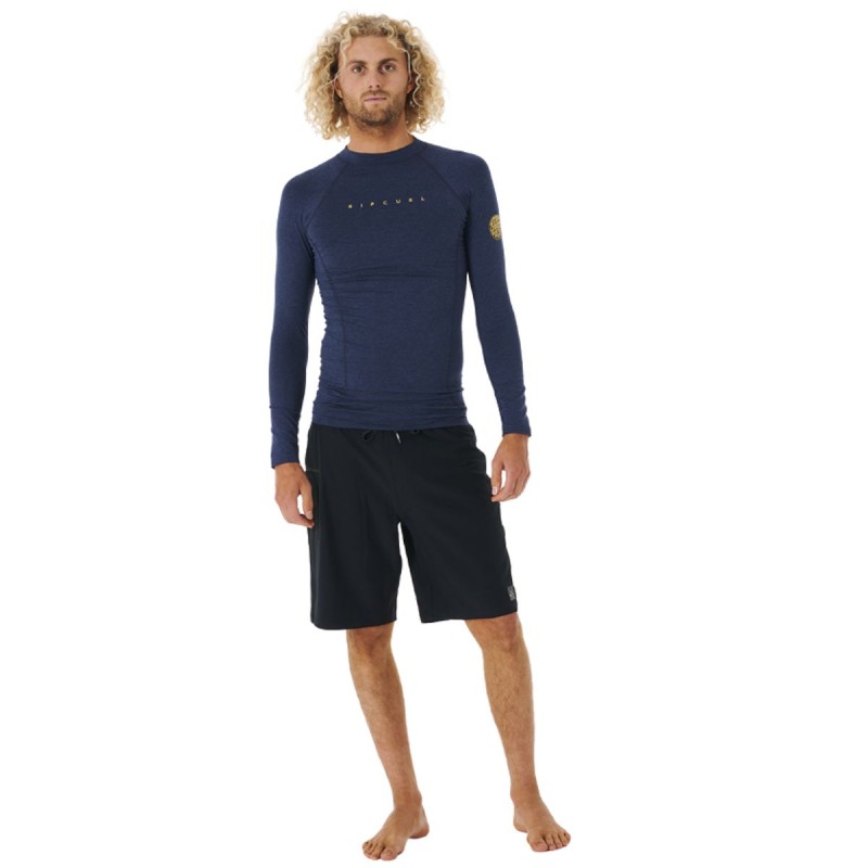 Top Lycra Manches Longues RipCurl Dawn Patrol Perf 2023 - Navy - The Corner Shop