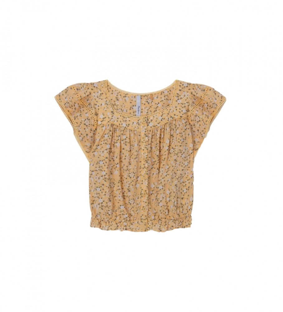 Blusa amarela Hella da Pepe Jeans