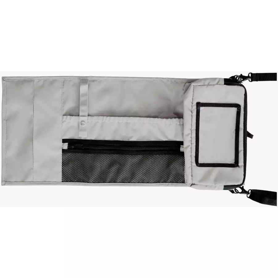 Anna und Oskar Faire Wickeltasche Friedchen aus recyceltem Material Hellgrau