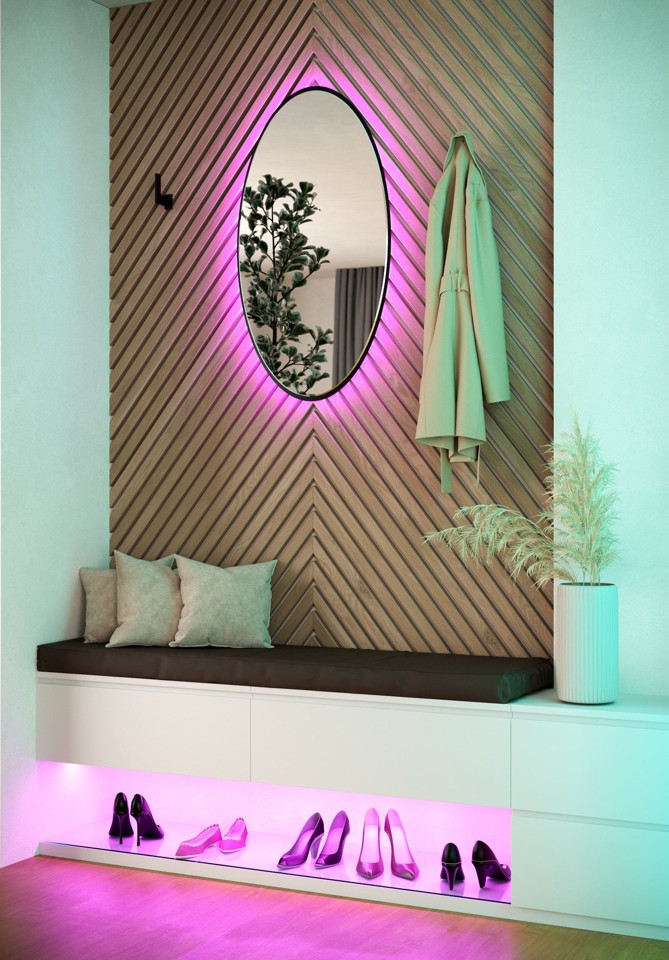 EGLO - Stripes-Z lysbånd hvid L800 - RGB + TW - Zigbee, Bluetooth