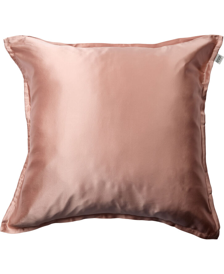 Magasin du Nord Collection Silke pudebetræk med lynlås, 100 % morbærsilke, 60x63 cm, rosa