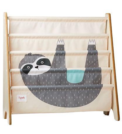 3 Sprouts Bücherregal - 62x25x61 cm - Faultier