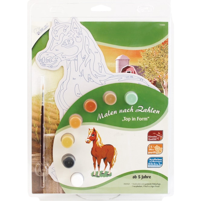 Pferd, Malen nach Zahlen Set