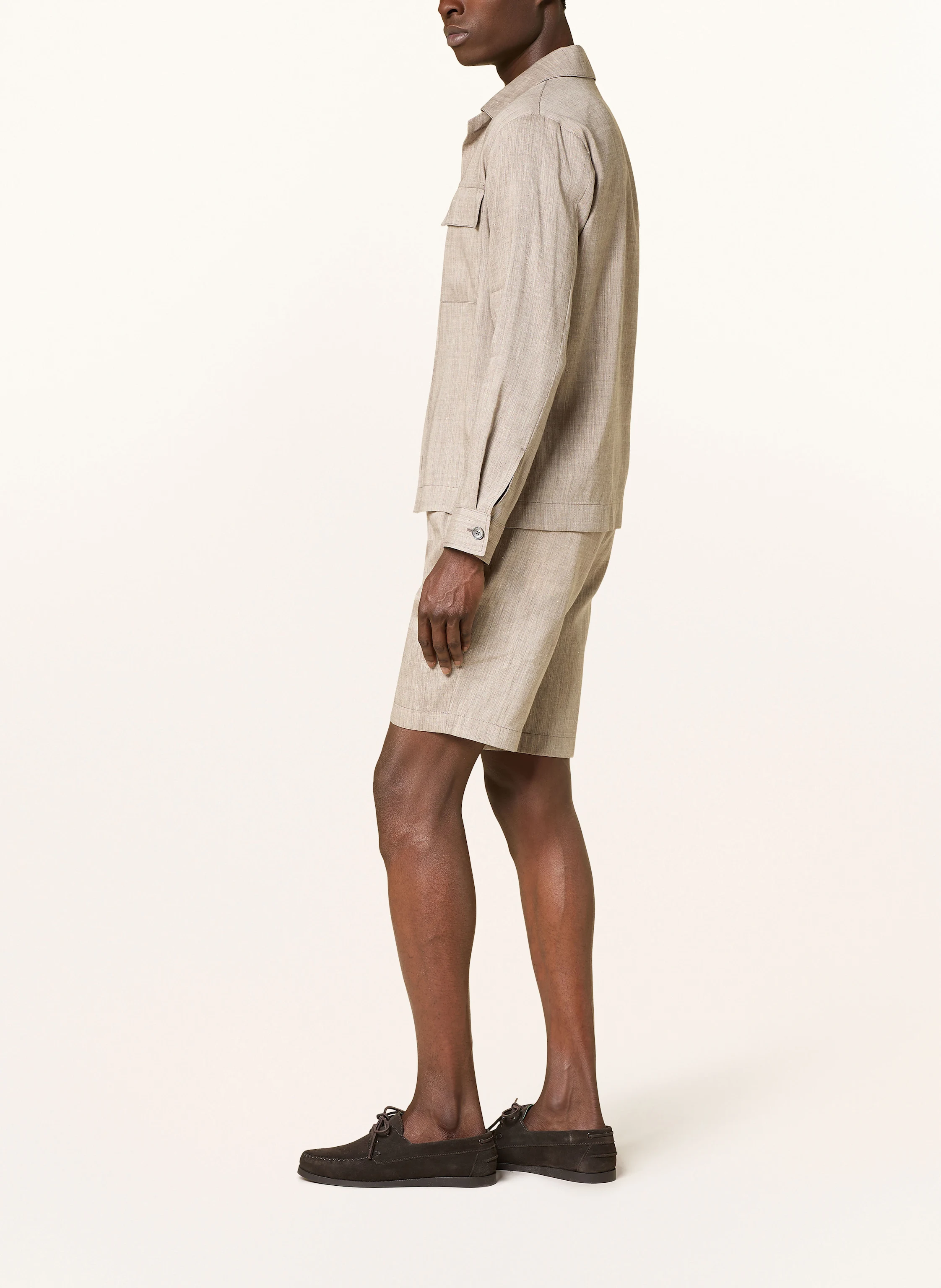 windsor. Shorts SCHIO Modern Fit mit Leinen