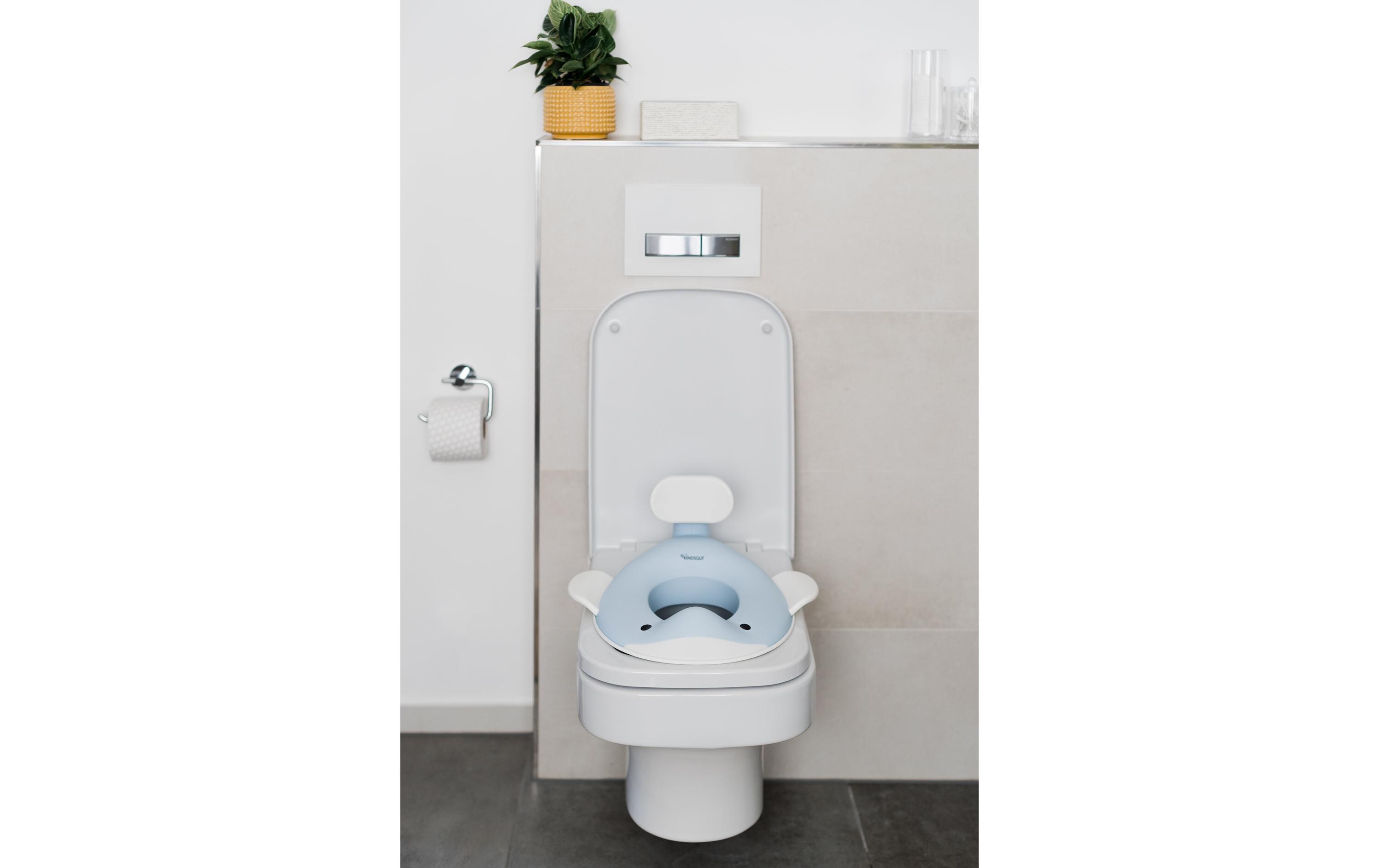 Toilettensitz Wal HellblauToilettensitz für Kinder