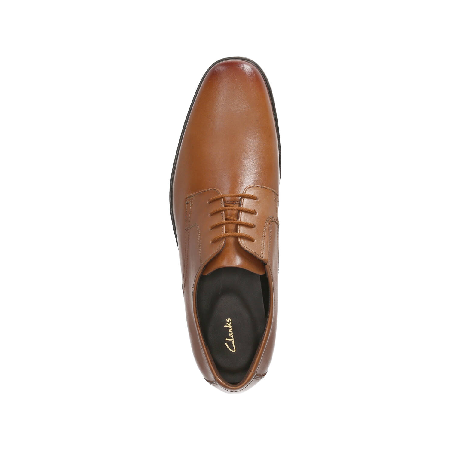 Clarks Halbschuhe HOWARD WALK - dark tan lea