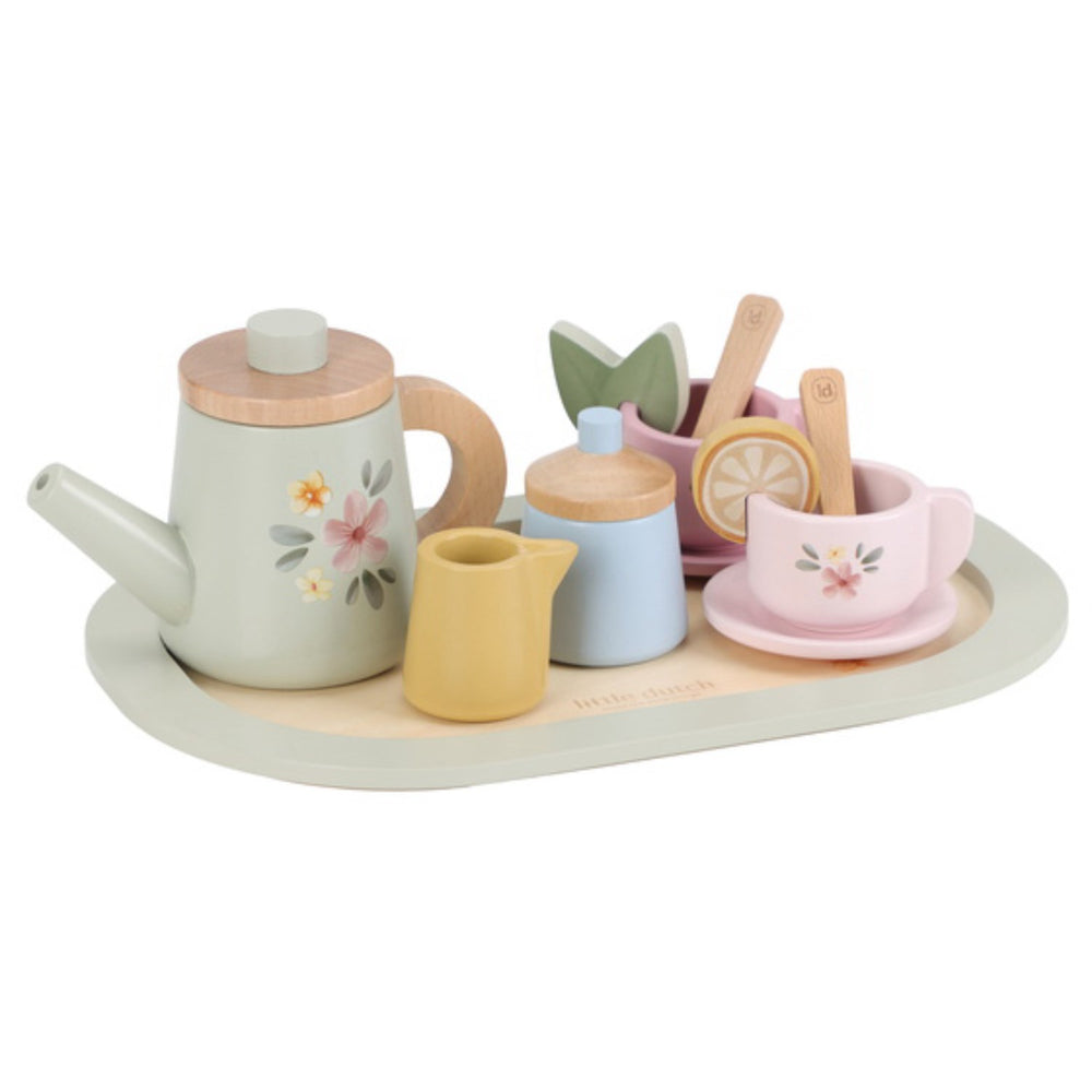 Køb Little Dutch Multi Wooden Te Sæt