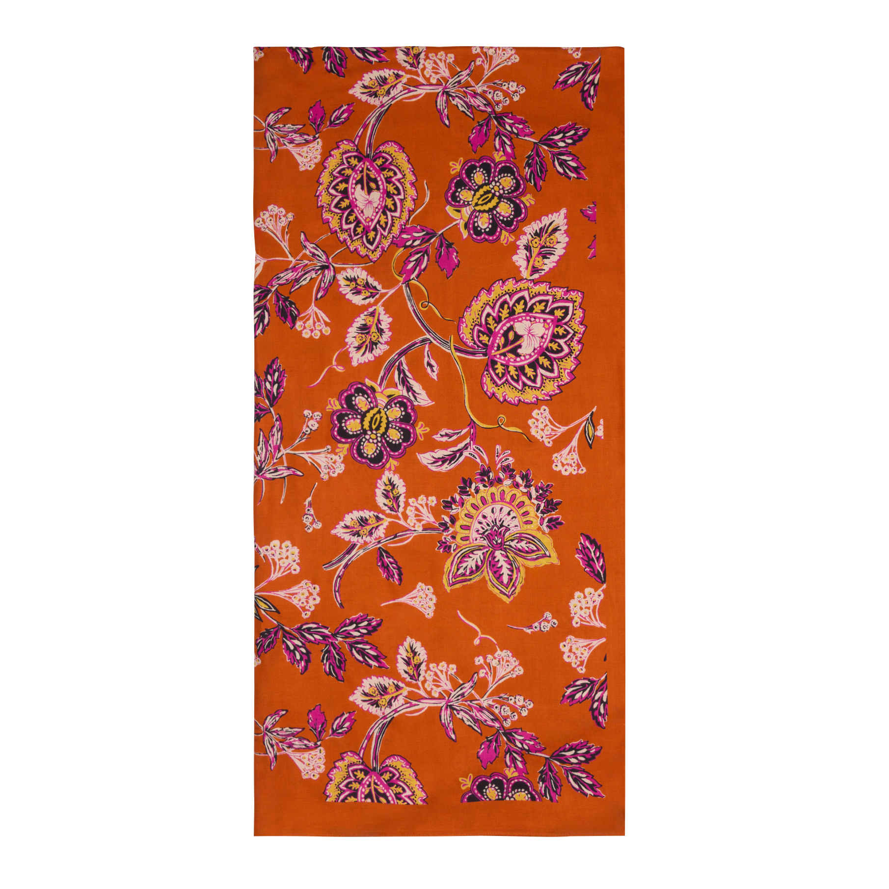 Foulard imprimé | Orange