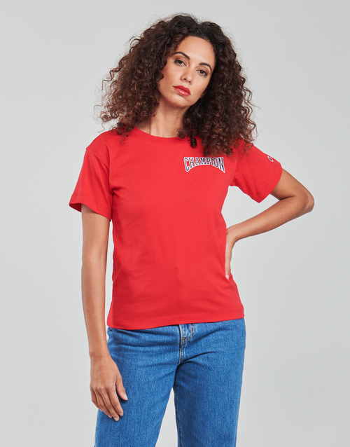 Champion - CREWNECK T SHIRT - Rouge