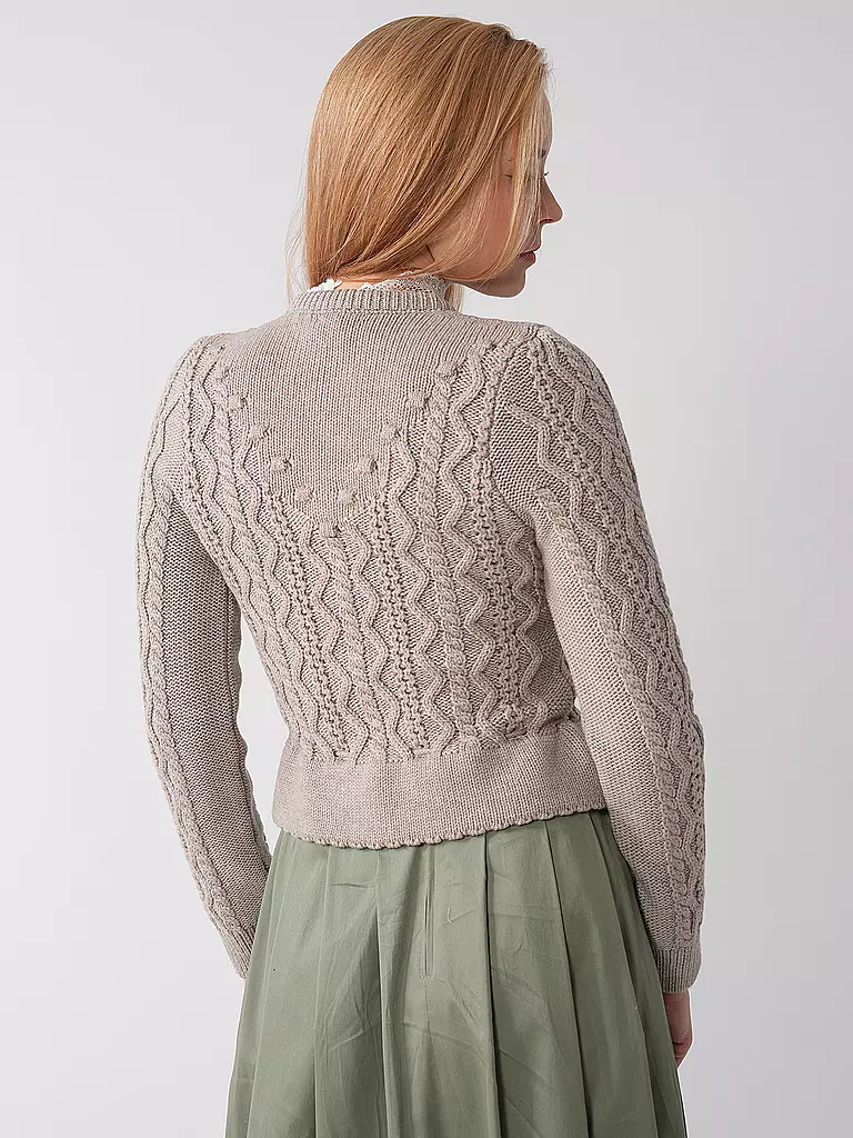 GOTTSEIDANK Trachten Strickjacke LENE  beige
