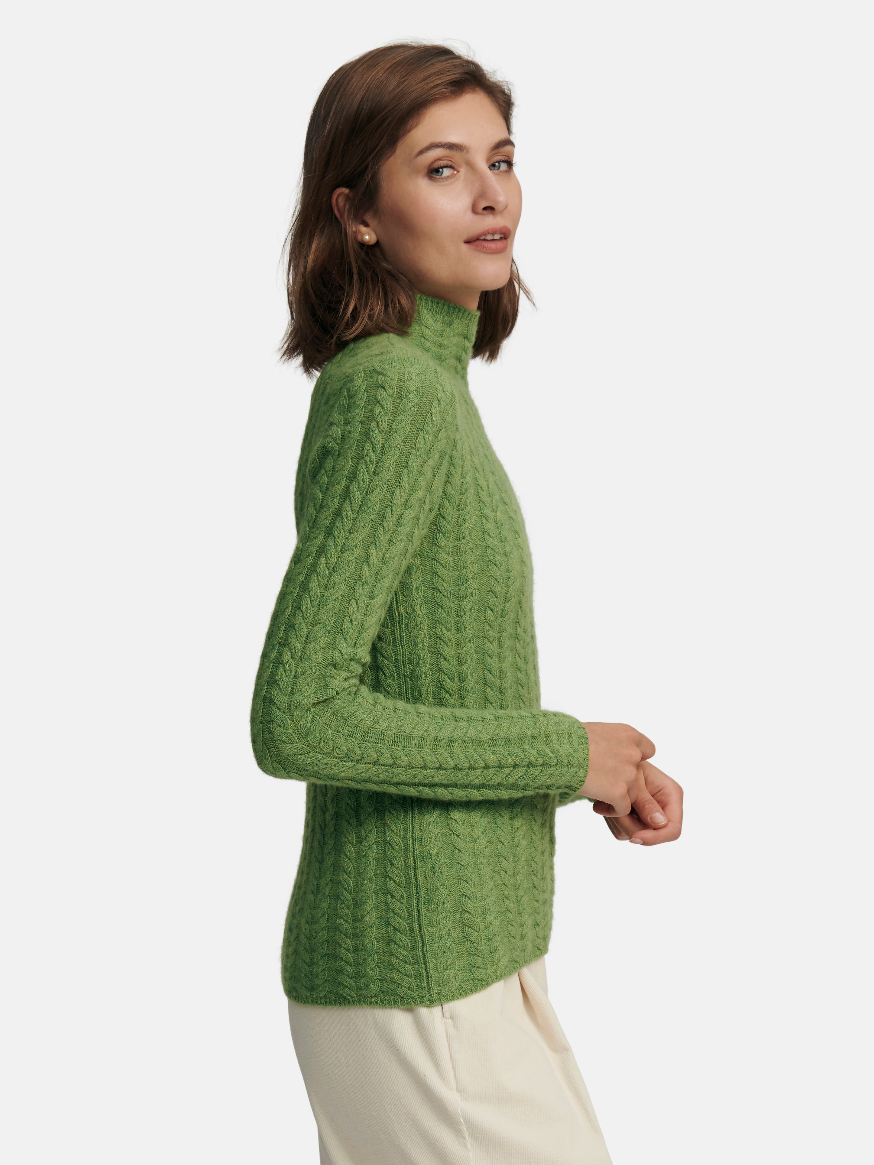 Pullover mit Stehbundkragen