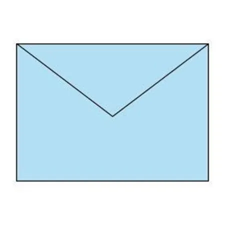 Rössler Coloretti Briefumschläge, C5, Pergamentpapier, aquablau, 5 Stück
