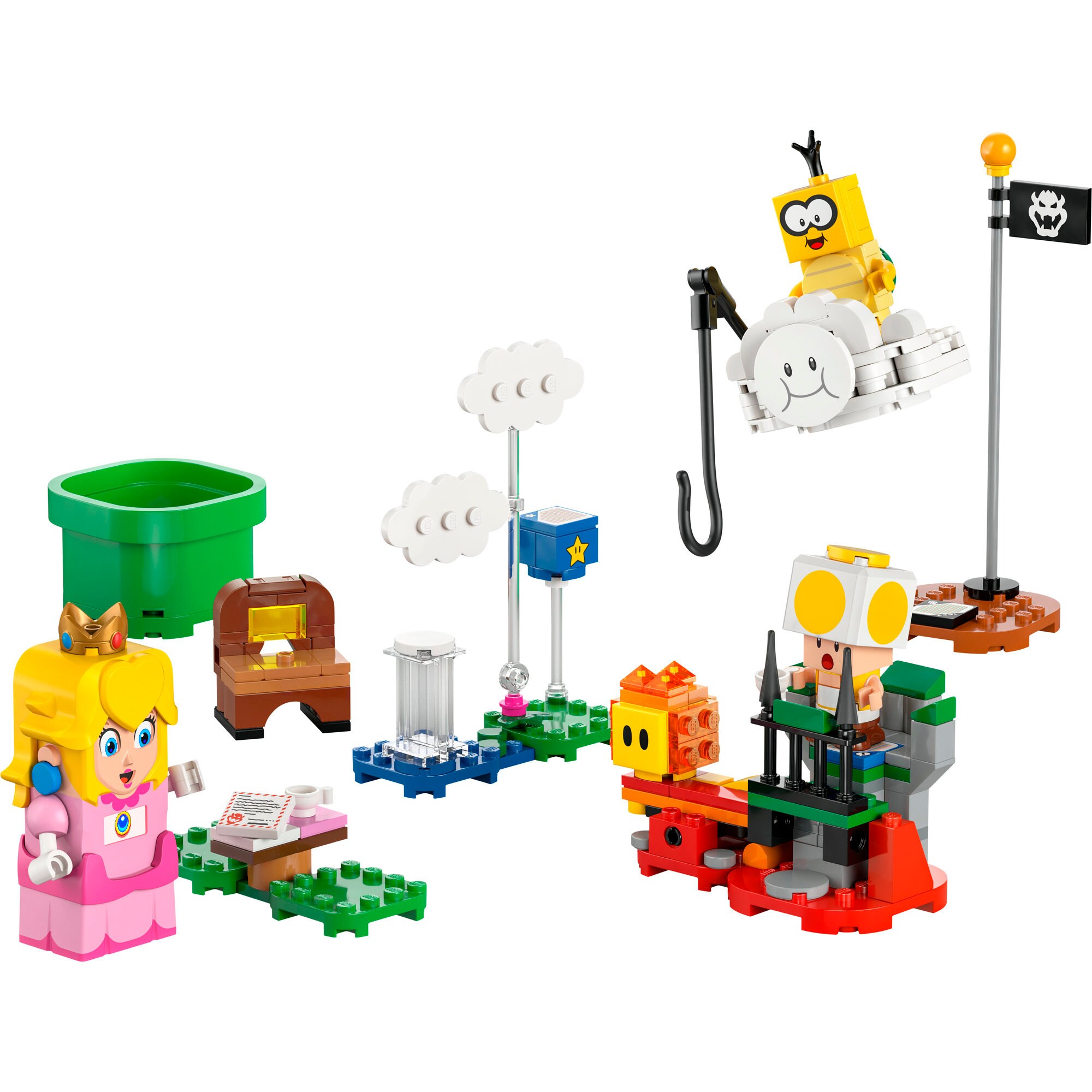 LEGO Konstruktionsspielzeug Super Mario Abenteuer mit der interaktiven LEGO Peach