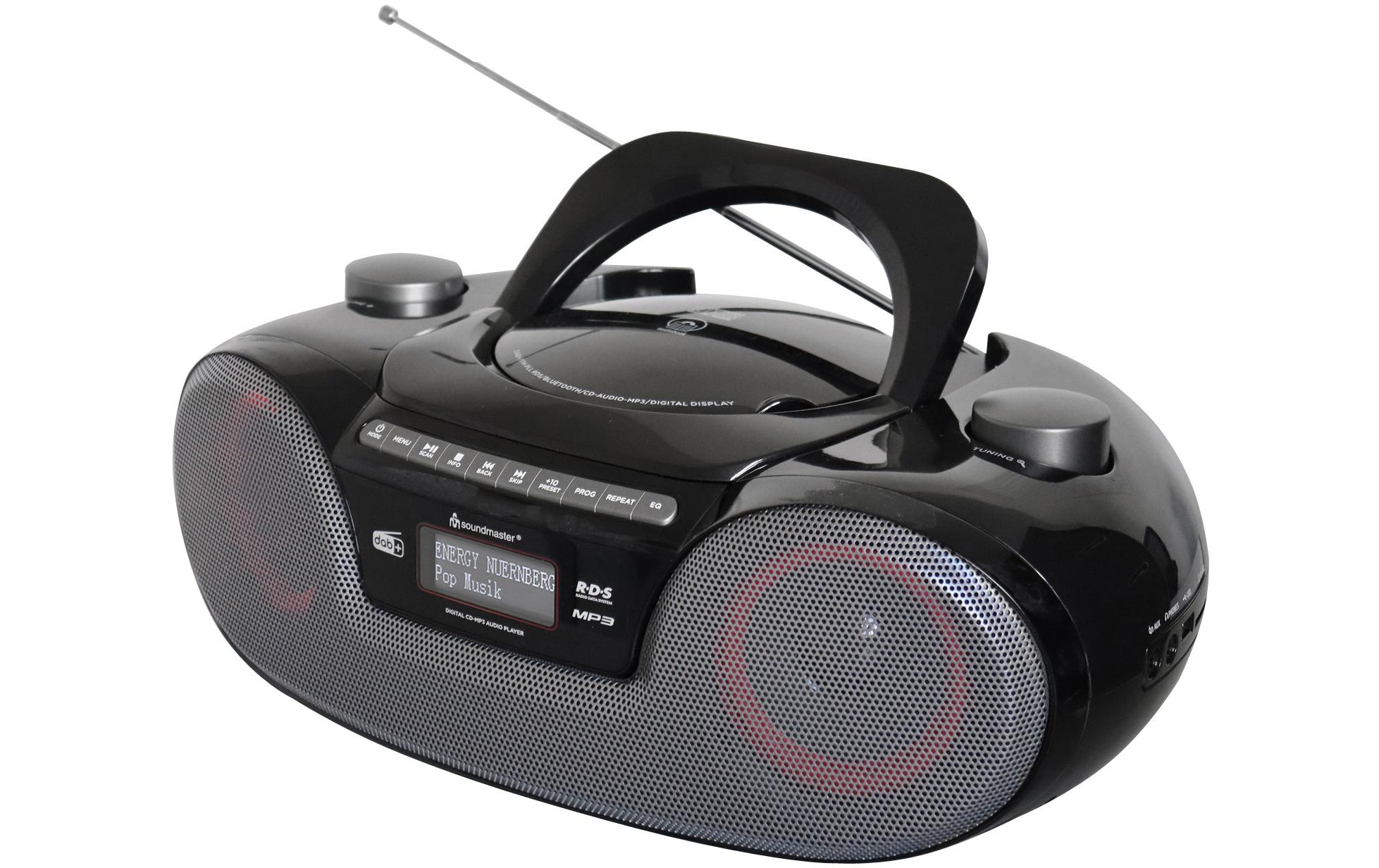 DAB+ Radio SCD8300SW Schwarz<br>Boombox mit DAB+/CD/USB/Bluetooth