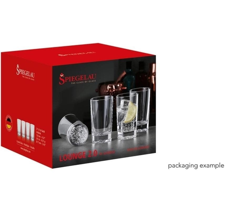 Eulenspiegel Glas »Spiegelau Trinkglas Lounge 2.0 247 ml, 4 Stück, Transparent« Aromaentfaltung, Brillianz, Kristallklar