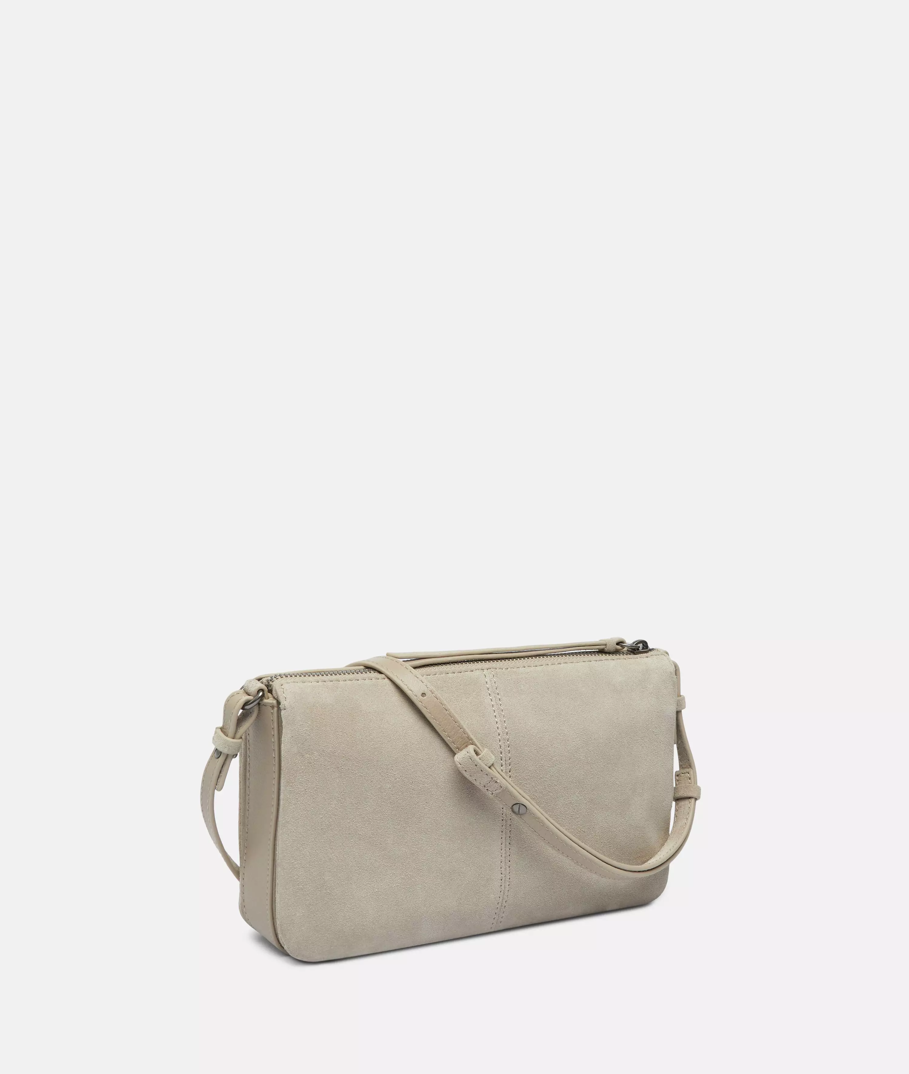 Crossbody Handy shoulder bag made from soft suede