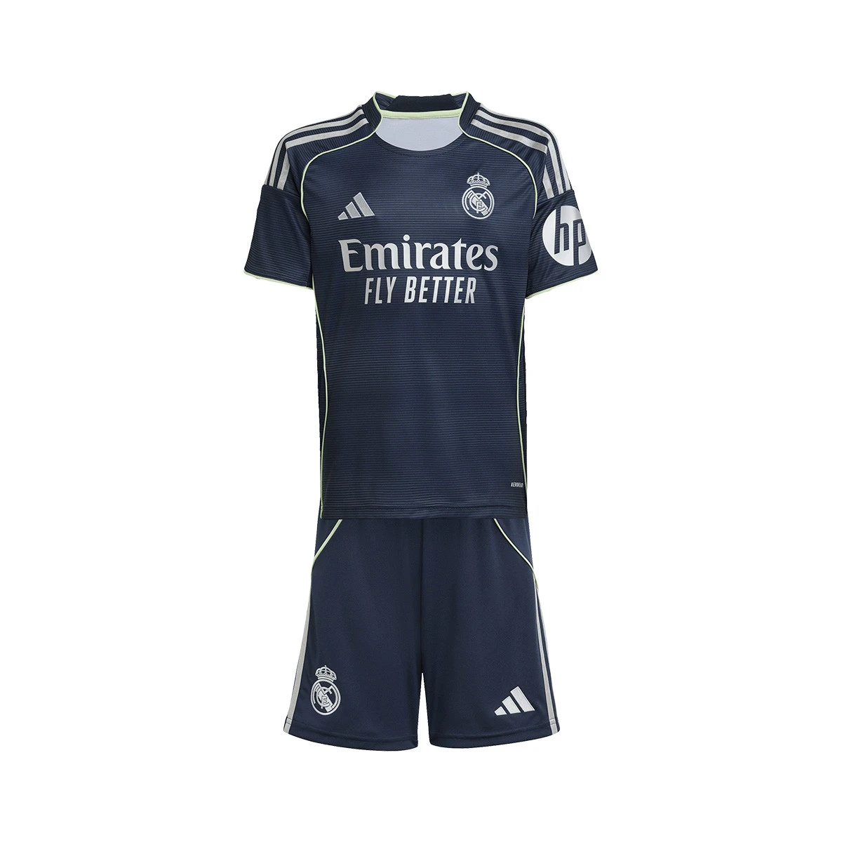 Conjunto adidas Real Madrid Segundo Equipamento 2025-2026 Criança