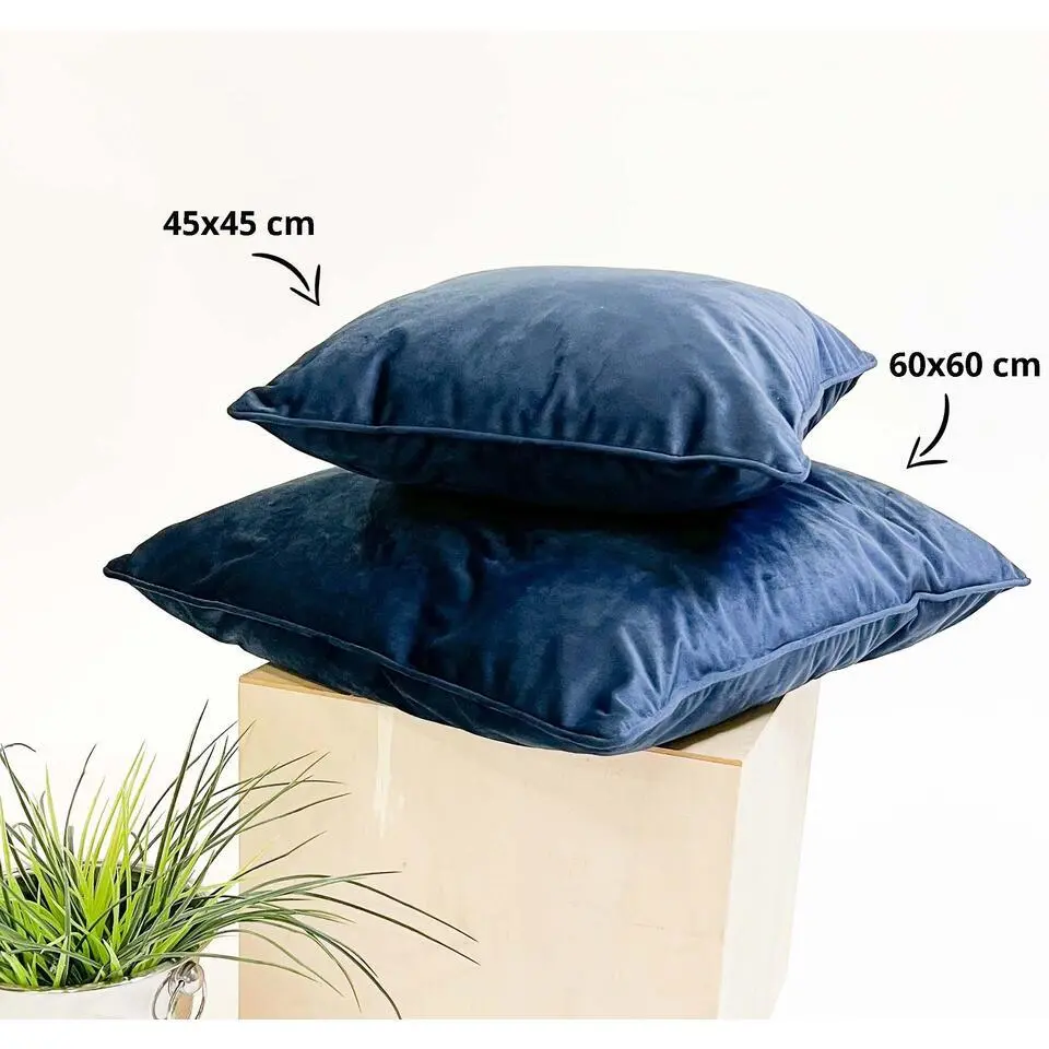 Sierkussen Finn - Insignia Blue - 45x45 cm