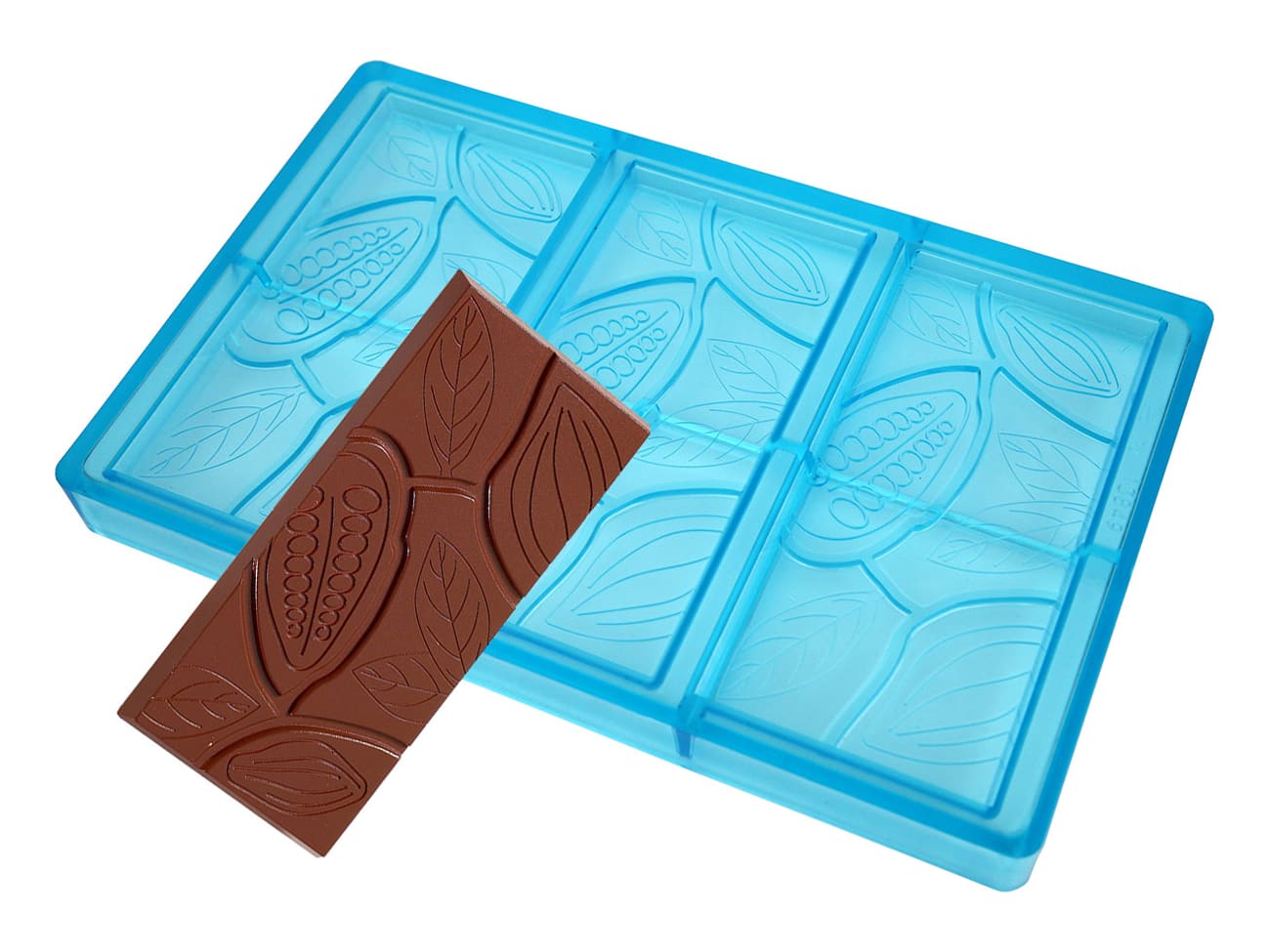 Moule chocolat - 3 tablettes cabosse
